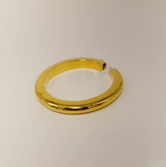 Monica Vinader Kate Young Bangle 14k Gold-plated New - Picture 4 of 5